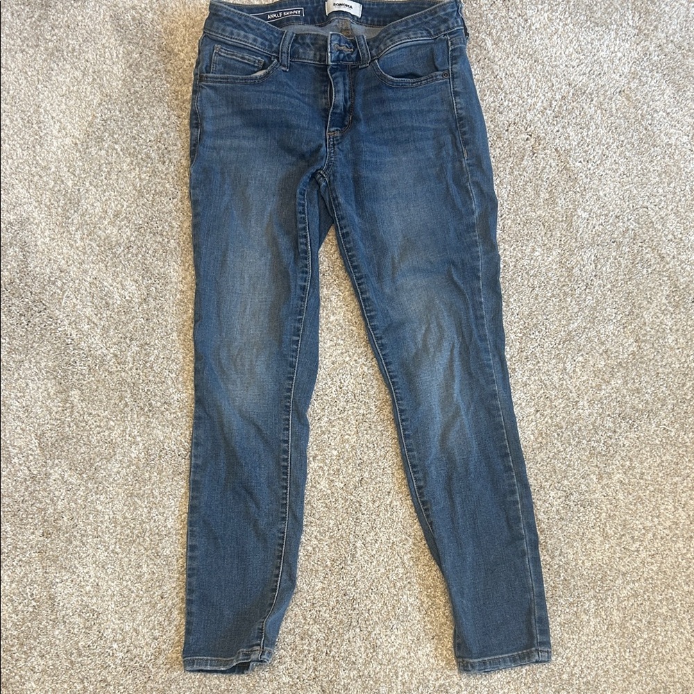 Sonoma Women's Classic Blue Skinny Jeans